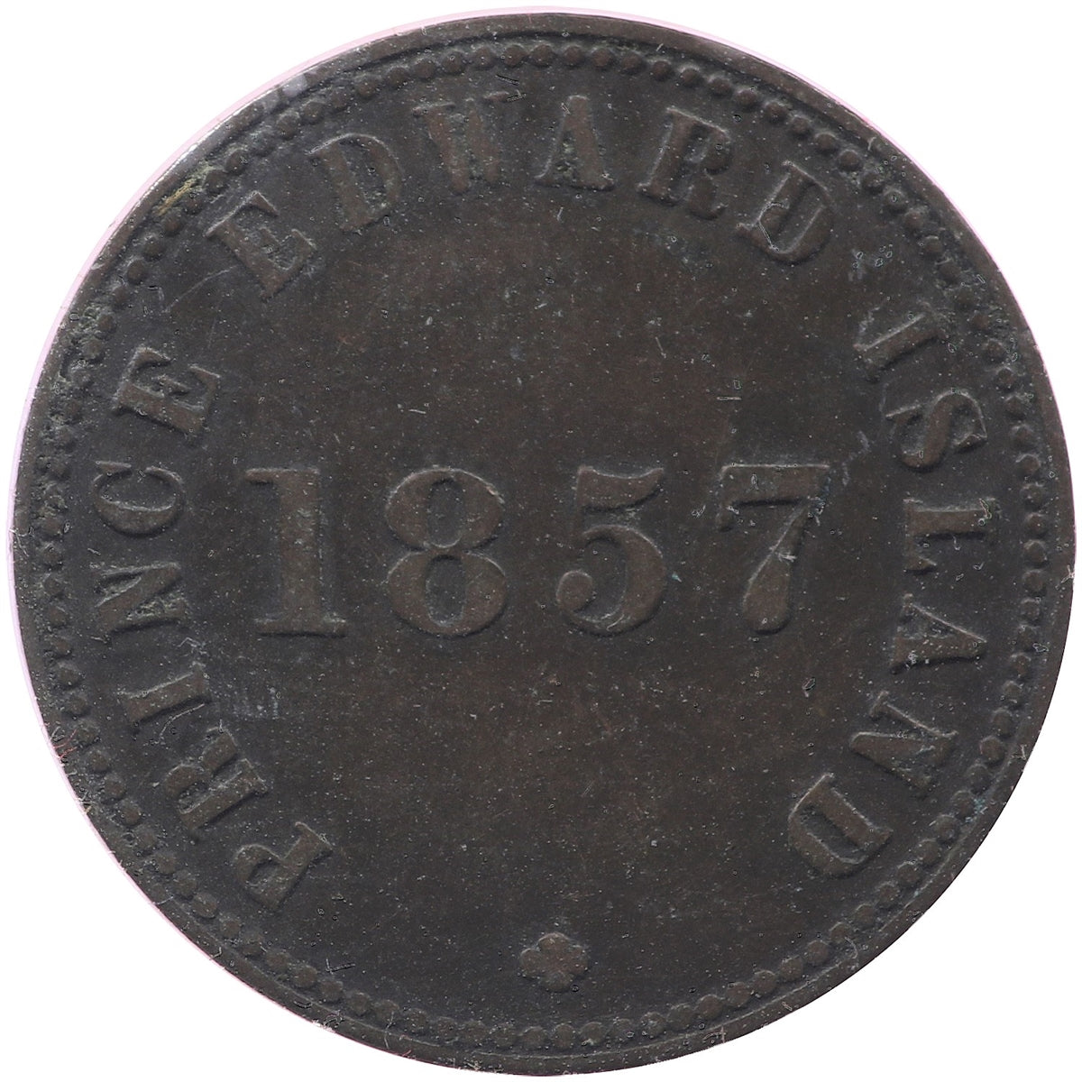 PE-7C3 1857 PEI Self Government & Free Trade Token F-VF (F15)