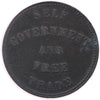 PE-7C3 1857 PEI Self Government & Free Trade Token F-VF (F15)
