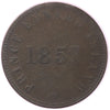 PE-7C4 1857 PEI Self Government &amp; Free Trade Bank Token Very Good (VG8)