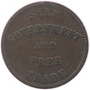 PE-7C4 1857 PEI Self Government &amp; Free Trade Bank Token Very Good (VG8)