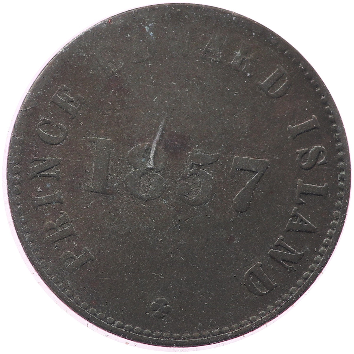 PE-7C4 1857 PEI Self Government &amp; Free Trade Bank Token VG-F (VG10)