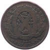 PC-1A3 1842 Province of Canada Half Penny Bank Token, Fine (F12)