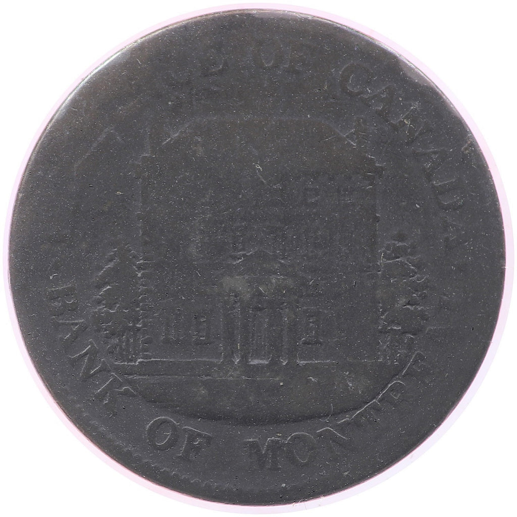 PC-1B3 1844 Province of Canada Half Penny Token, Good (G4)