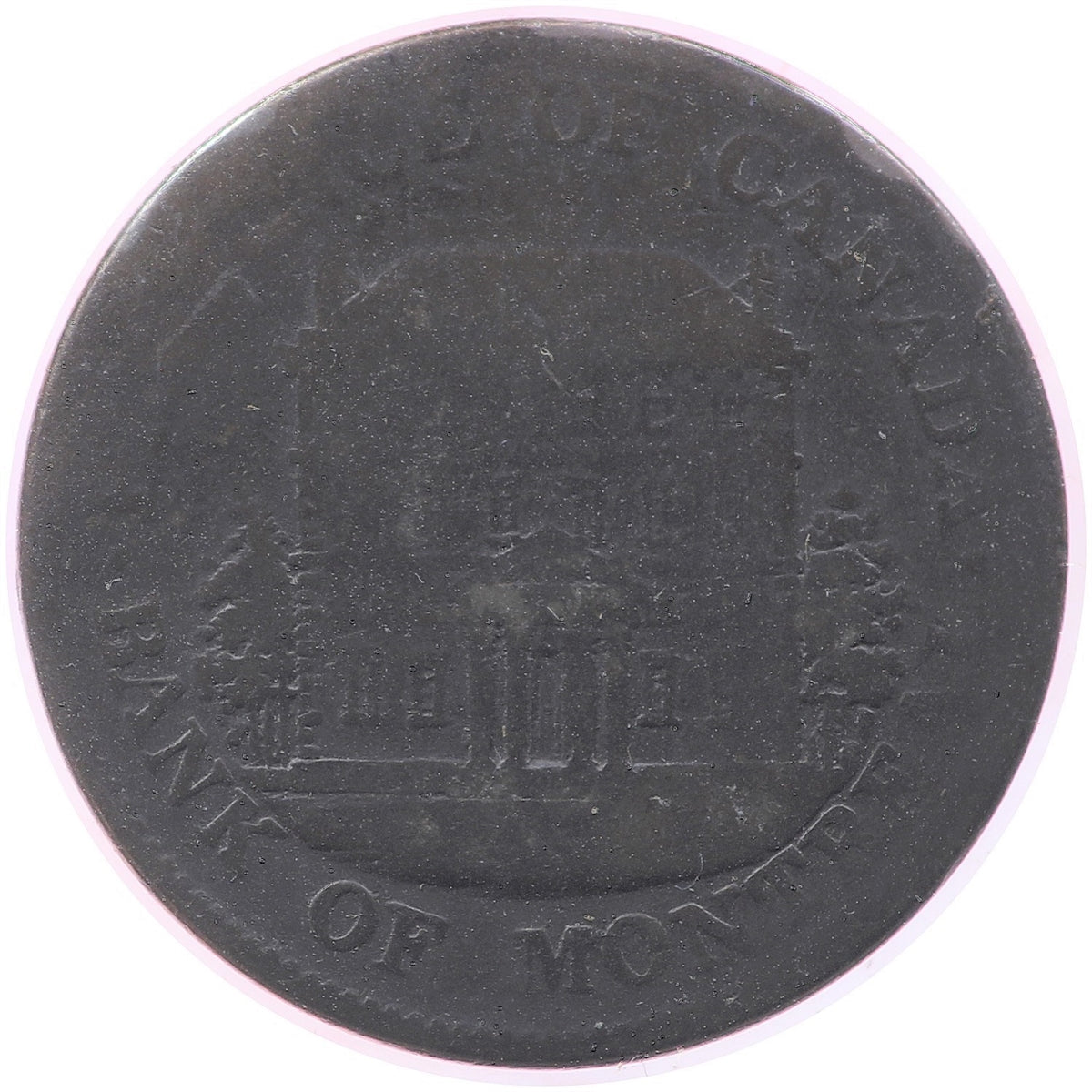 PC-1B3 1844 Province of Canada Half Penny Token, Good (G4)