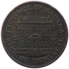 PC-1B3 1844 Province of Canada Bank of Montreal Half Penny Token, Extra Fine (EF40)