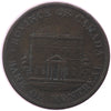PC-1B5 1844 Province of Canada Half Penny Bank Token, Very Good (VG8)