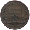 PC-1B5 1844 Province of Canada Bank of Montreal Half Penny Token Very Fine (VF20)