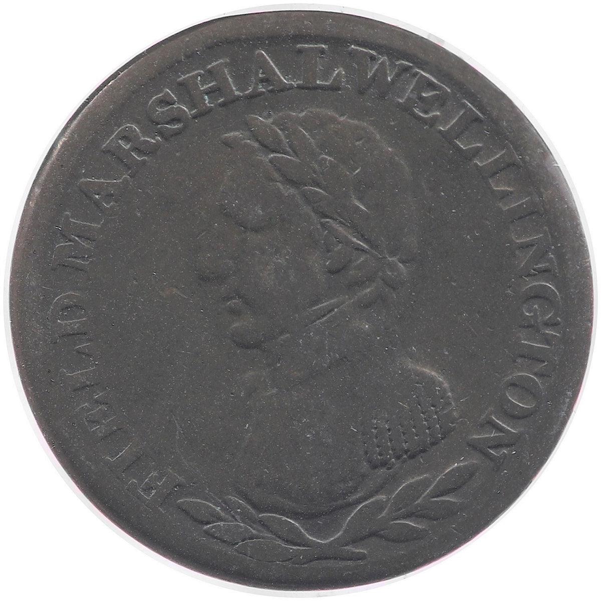 WE-2A2 (n.d) Wellington Half Penny Bank Token, Very Good (VG8)