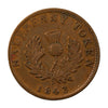 NS-1F2 1843 Nova Scotia Victoria Half Penny Token Extra Fine (EF40) $