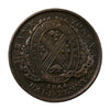 PC-1B1 1844 Province of Canada Bank of Montreal Half Penny Token Almost UNC (AU50) $