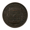 PC-1B1 1844 Province of Canada Bank of Montreal Half Penny Token Almost UNC (AU50) $