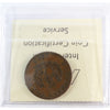 NS-1F3 1843 Nova Scotia Halfpenny Token ICCS Certified VF30 (BR #874)