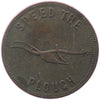 PE-5B1 No Date (1860) PEI Speed the Plough Token Very Good (VG8)
