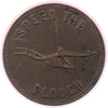 PE-5B2 No Date (1860) PEI Speed the Plough Bank Token, F-VF (F15)