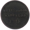 WE-15 1815 Wellington Waterloo Bank Token, VF-EF (VF30) $