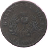 NS-1D3 1832 Nova Scotia George IV Thistle Half Penny Token VG-F (VG10)