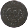 NS-1E1 1840 Nova Scotia Thistle Half Penny Bank Token, Fine (F12) $
