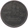 PE-10-8 No Date PEI Ships Colonies & Commerce Bank Token, VG-F (VG10)