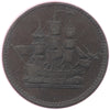 PE-10-8 No Date PEI Ships Colonies & Commerce Bank Token, Fine (F12)