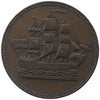 PE-10-29 No Date (1835) PEI Ships Colonies & Commerce Bank Token Very Fine (VF20)
