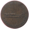 UC-4A2 No Date (1840) Upper Canada Speed the Plough, Half Penny Bank Token, Fine (F12)