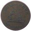 UC-4A2 No Date (1840) Upper Canada Speed the Plough, Half Penny Bank Token, Fine (F12)