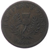 NS-1E2 1840 Nova Scotia Victoria Thistle Half Penny Token F-VF (F15)