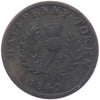NS-1F2 1843 Nova Scotia Thistle Half Penny Bank Token, VG-F (VG10)