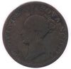 NS-1F2 1843 Nova Scotia Thistle Half Penny Bank Token, VG-F (VG10)