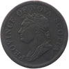 NS-2B1 1832 Nova Scotia George IV Thistle Penny Token F-VF (F15)
