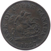 PC-5D 1857 Province of Canada, Bank of Upper Canada Half Penny Token, Extra Fine (EF40)