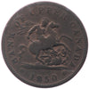 PC-6A1 1850 Province of Canada, Bank of Upper Canada Penny Token G-VG (G6)