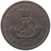 PC-6A1 1850 Province of Canada, Bank of Upper Canada Penny Token G-VG (G6)