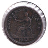 WE-1A2 1813 Wellington 1/2 Penny Bank Token, VF-EF (VF20)