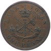 PC-6A1 1850 Province of Canada, Bank of Upper Canada Penny Token EF-AU (EF45) $