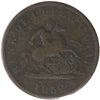 PC-6B2 1852 Province of Canada, Bank of Upper Canada Penny Token Very Good (VG8)