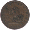 PC-6B2 1852 Province of Canada, Bank of Upper Canada Penny Token Fine (F12)