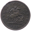 PC-6A2 1850 Province of Canada, Bank of Upper Canada Penny Token VF-EF (VF30)