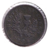 NS-1C1 1824 Nova Scotia Thistle, 1/2 Penny Bank Token, F-VF (F15) $