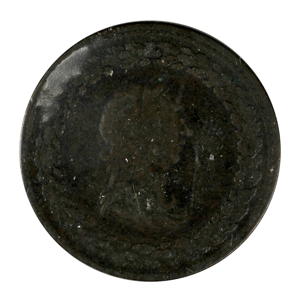 LC-46A1 1812 Lower Canada Four Top Leaves, No Cannonballs Half Penny Token VG-F (VG10)