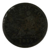LC-46A1 1812 Lower Canada Four Top Leaves, No Cannonballs Half Penny Token VG-F (VG10)