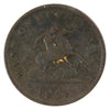 PC-6D 1857 Province of Canada, Bank of Upper Canada Penny Token Very Good (VG8)