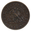 PC-6D 1857 Province of Canada, Bank of Upper Canada Penny Token Extra Fine (EF40)