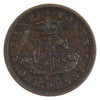 PC-6D 1857 Province of Canada, Bank of Upper Canada Penny Token Extra Fine (EF40)