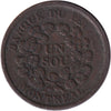 LC-5A5 No Date (1838) Lower Canada, Banque du Peuple Montreal Un Sou VG-F (VG10)