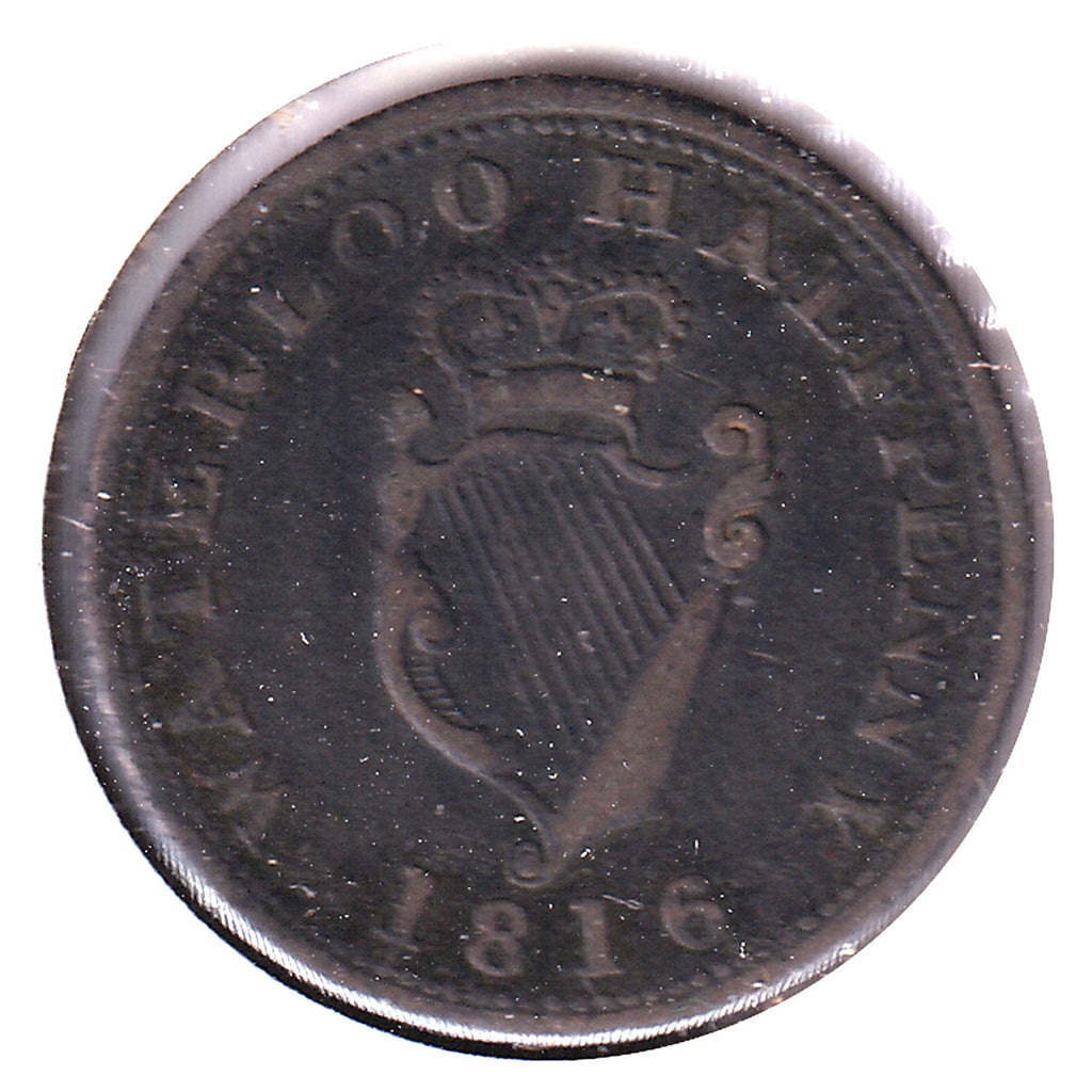 WE-10A1 1816 Wellington, The Illustrious Wellingon, Half Penny Bank Token, VF-EF (VF30)
