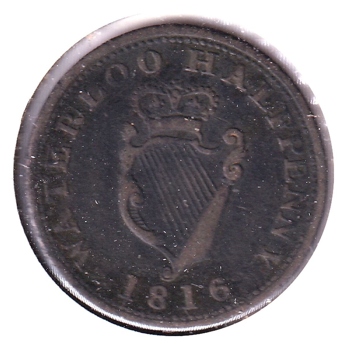 WE-10A1 1816 Wellington, The Illustrious Wellingon, Half Penny Bank Token, VF-EF (VF30)