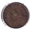NS-1D2 1832 Nova Scotia George IV Thistle Half Penny Token VF-EF (VF30)