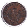NS-1F5 1843 Nova Scotia Victoria Thistle Half Penny Token Very Fine (VF20)