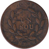 LC-41A1 No Date Lower Canada, Montreal Un Sou, Bank Token, Very Good (VG8)